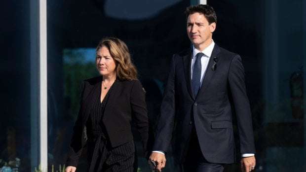 image for Justin Trudeau and wife Sophie Gregoire Trudeau separating, after 18 years of marriage