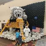 image for This weekend, I led my team to create a full scale Apollo lunar lander out of 9,000 balloons.