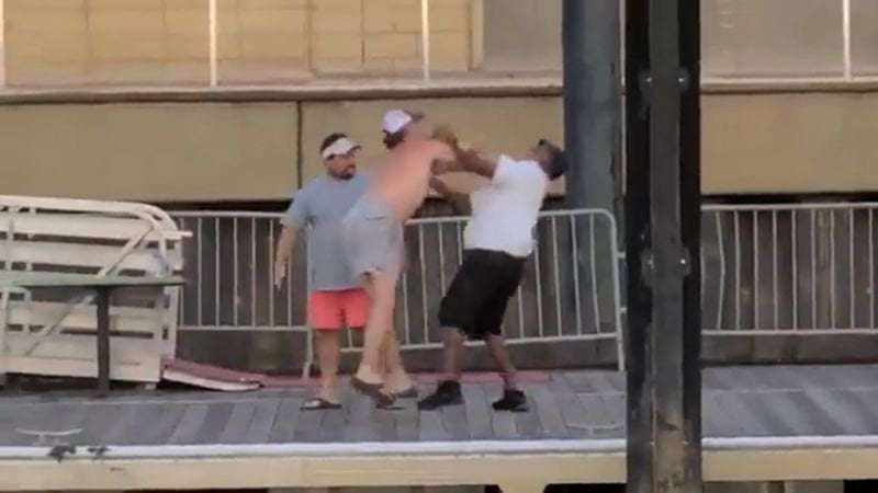 image for Montgomery riverfront brawl: Arrest warrants issued for 3 men in massive fight at Alabama dock, police say