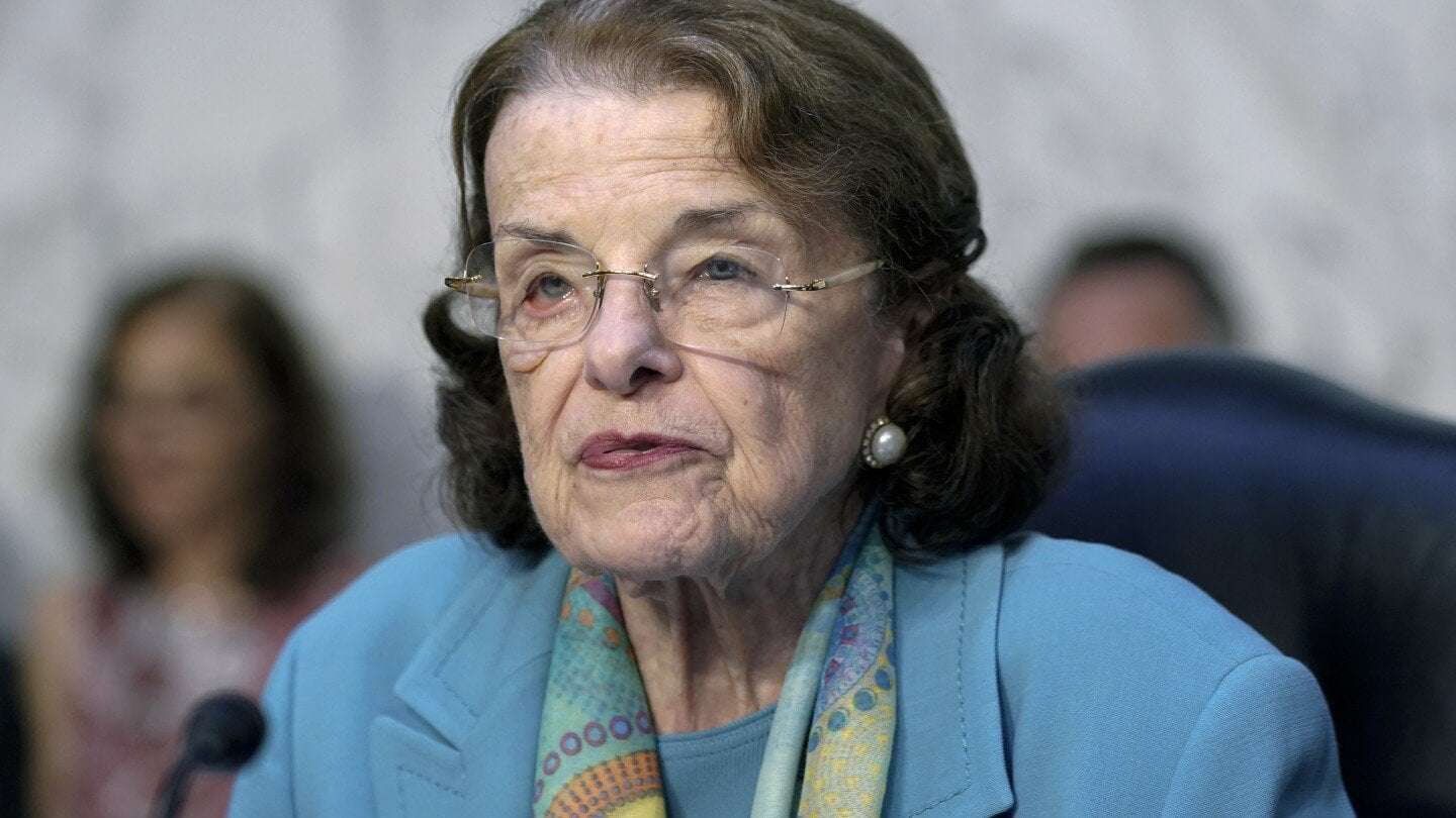 image for Sen. Dianne Feinstein, 90, falls at home and goes to hospital, but scans are clear, her office says