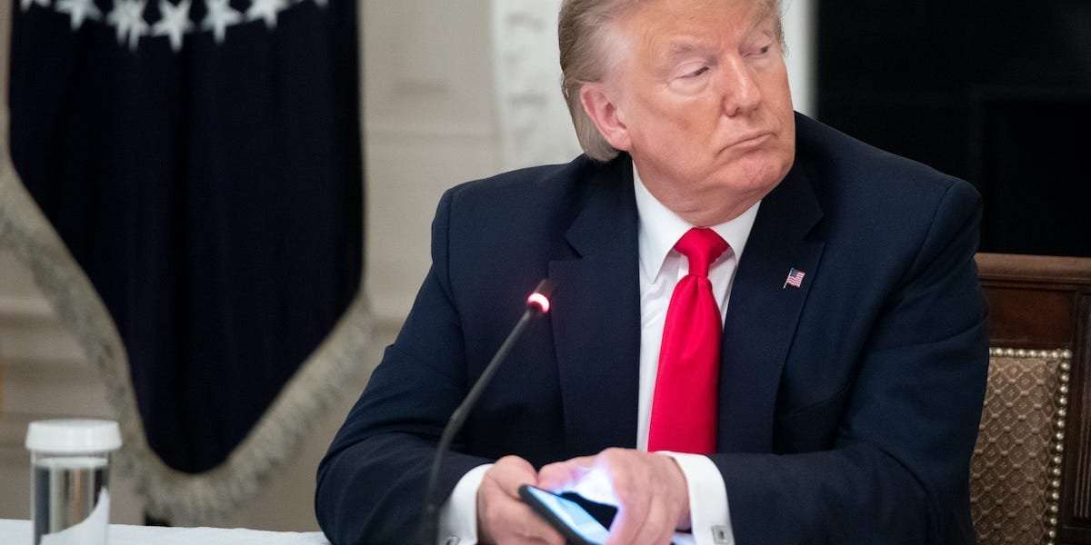 image for Prosecutors convinced a judge not to let Trump have his phone while reviewing trial documents because he has a 'tendency' to 'hold onto material' he shouldn't have