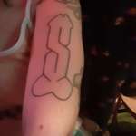 image for My friend has a different version of the "S" you drew in the 7th grade tattooed on their arm