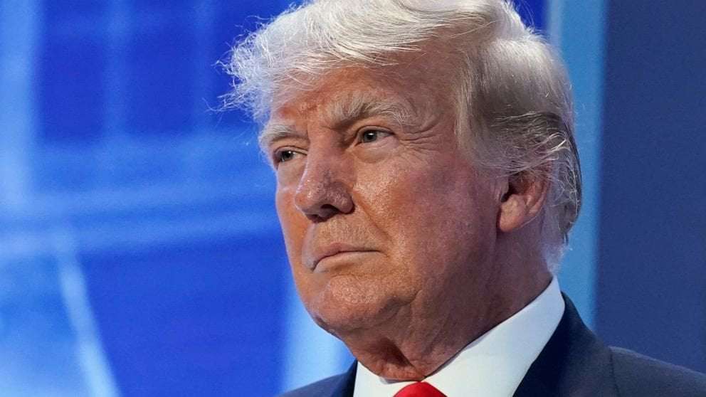 image for Trump's bond set at $200,000 in Georgia case, warned about social media threats
