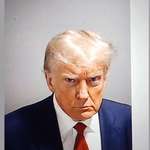 image for Donald Trump's mugshot.