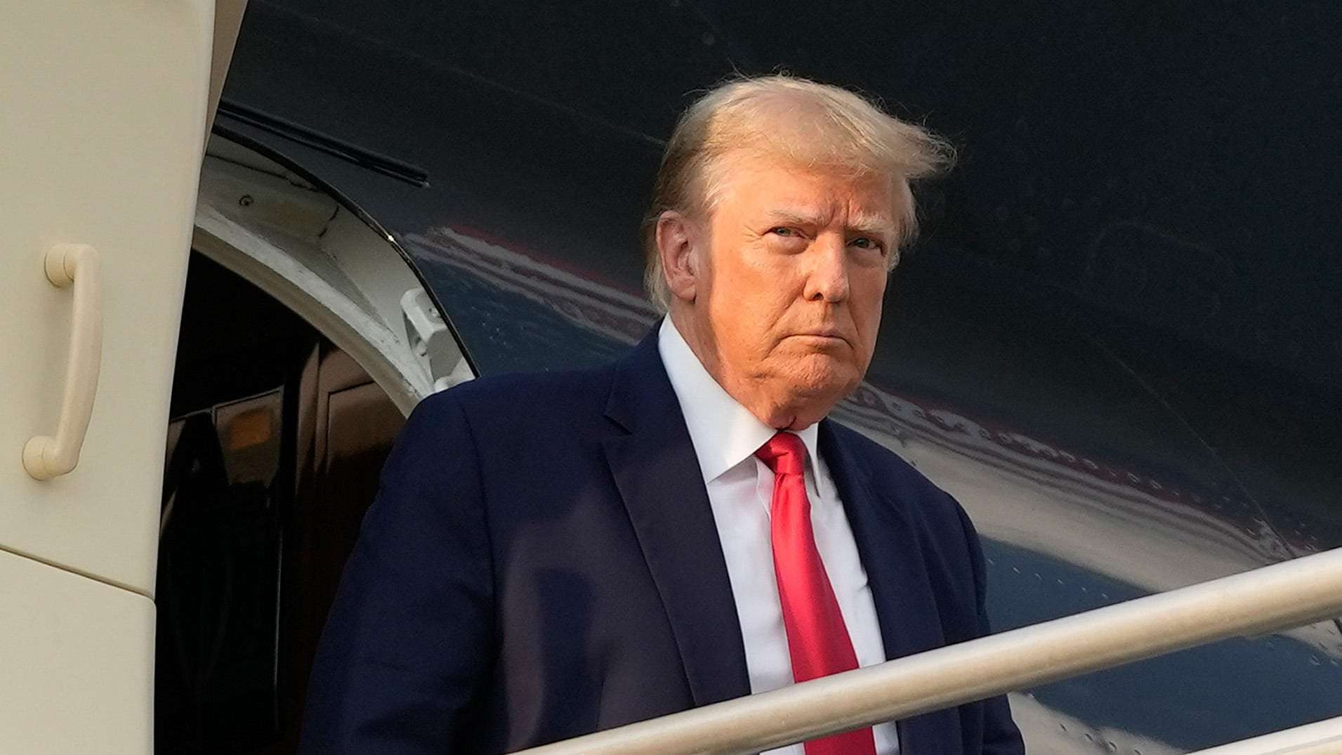 image for 'Handsome guy, wonderful guy.' President Biden reacts to Donald Trump's arrest photo
