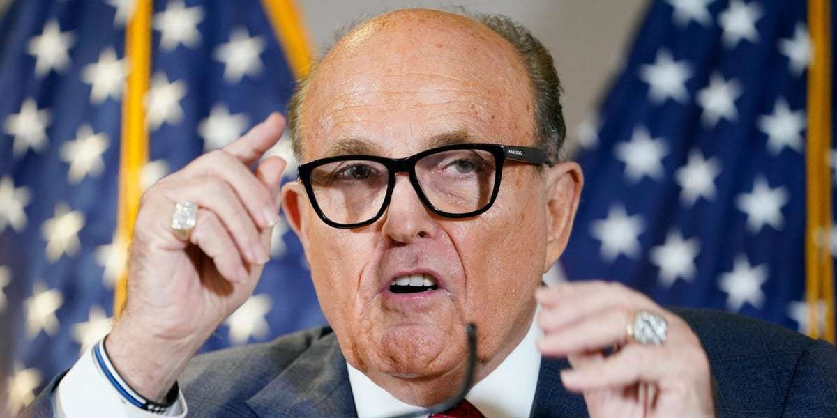 image for Prosecutors want to know how drunk Rudy Giuliani was when he was advising Trump on overturning the 2020 election