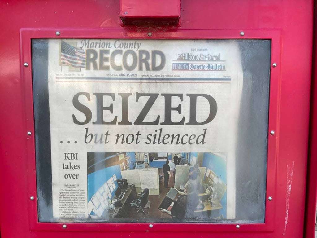 image for Kansas reporter files federal lawsuit against police chief who raided her newspaper’s office