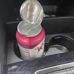 image for Got into my car and noticed the can of sparkling water I left exploded. No spillage anywhere
