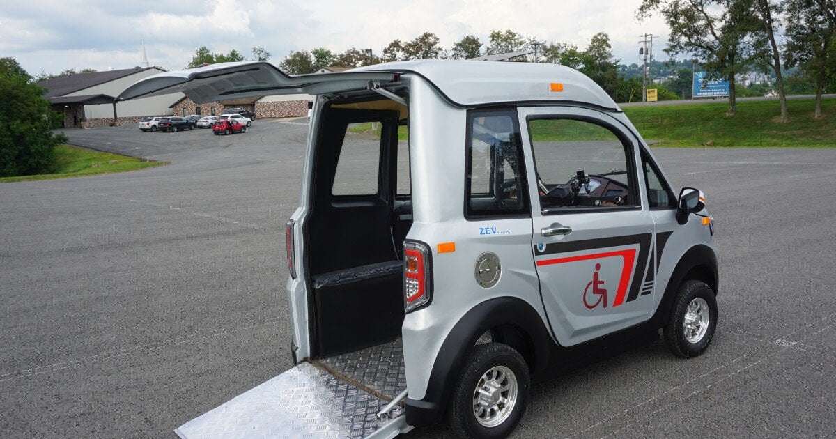 image for ZEV debuts an affordable ride-in nano-van for wheelchair users