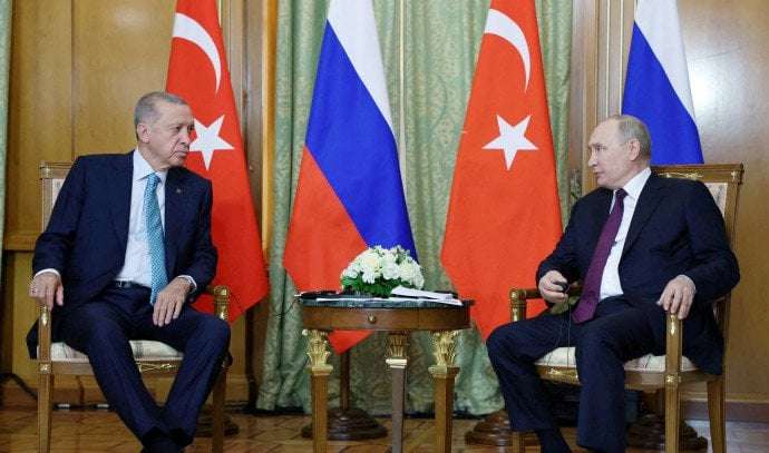 image for Erdogan arrives for Putin talks in Sochi