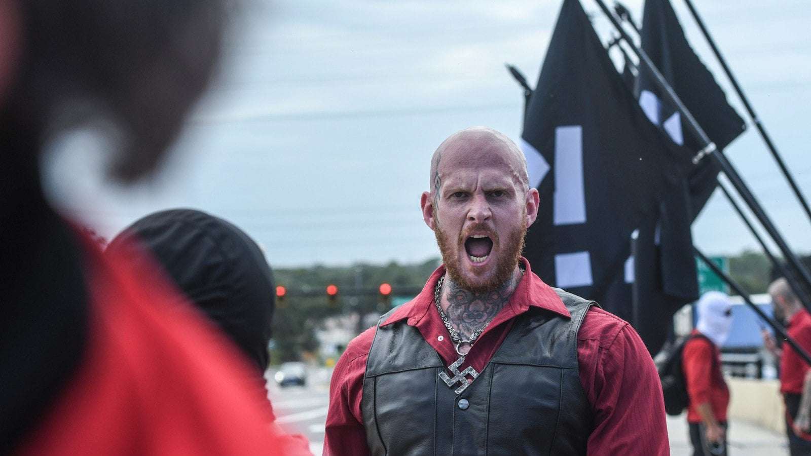 image for Videos Show Angry Neo-Nazis Cursing and Screaming Slurs During March in Florida