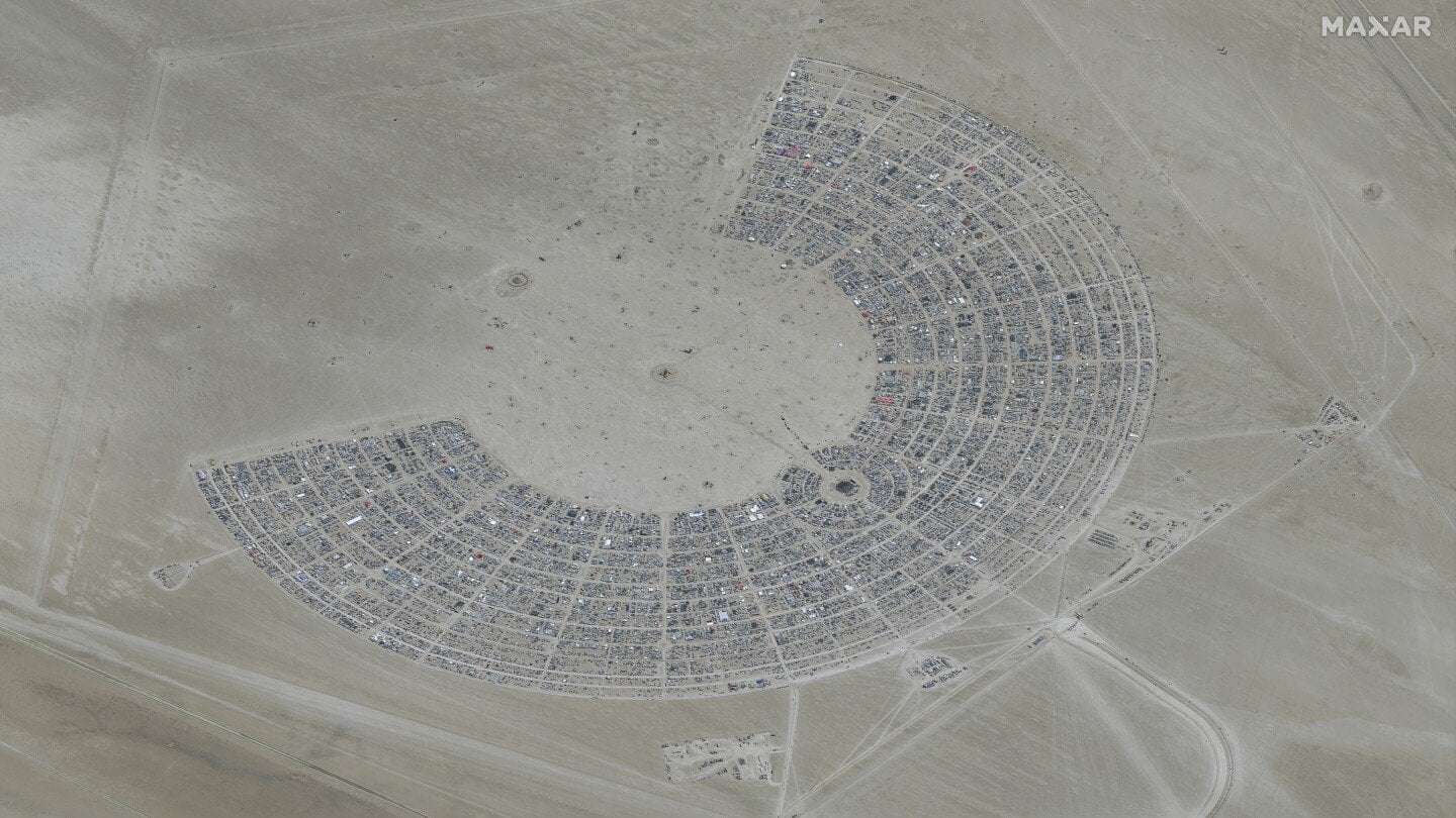 image for Burning Man flooding strands tens of thousands at Nevada site; authorities are investigating 1 death