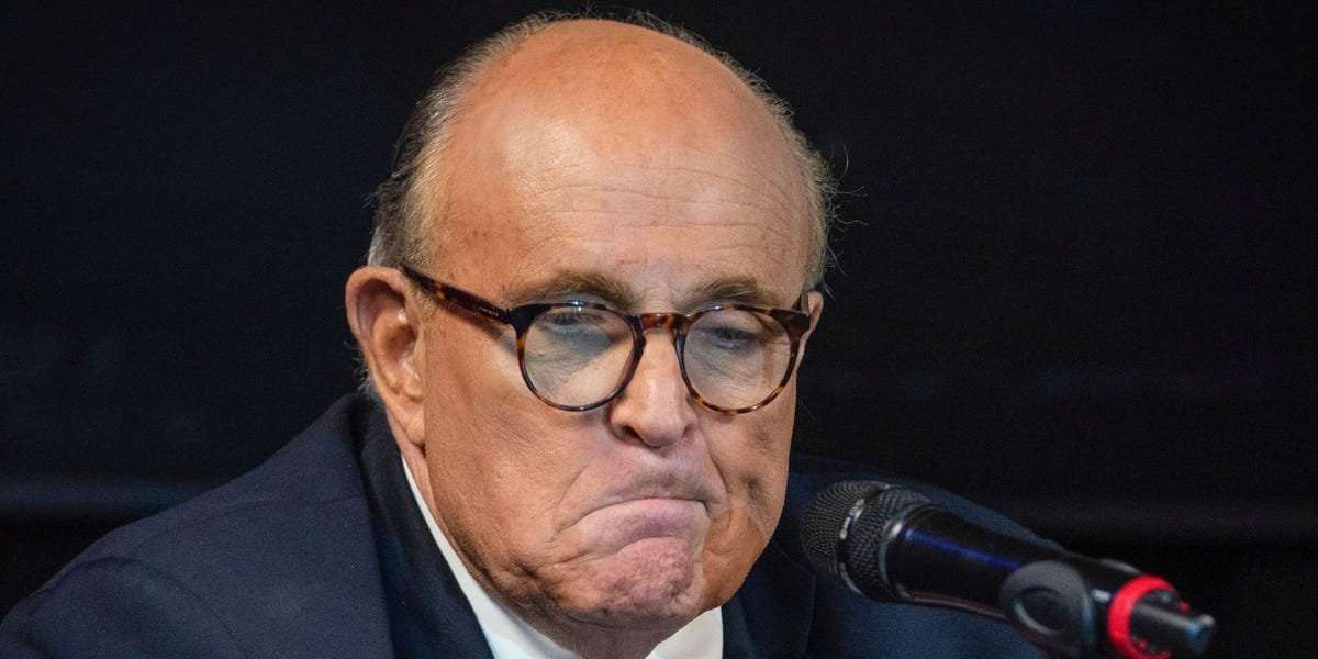 image for Rudy Giuliani keeps telling judges he's broke, but won't share financial statements and took a private jet to his Georgia booking