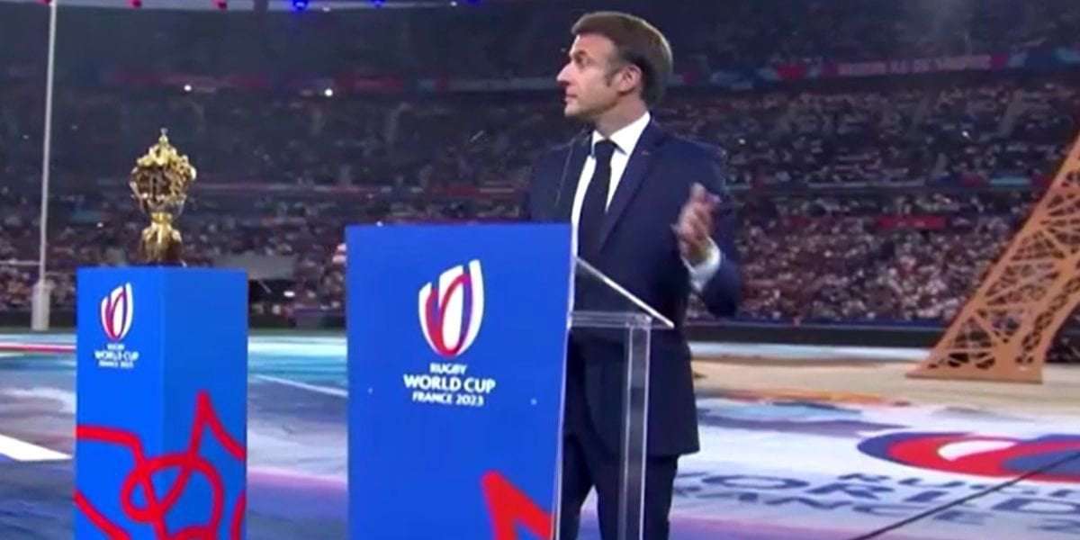 image for Emmanuel Macron ‘booed by entire stadium’ as he opens Rugby World Cup