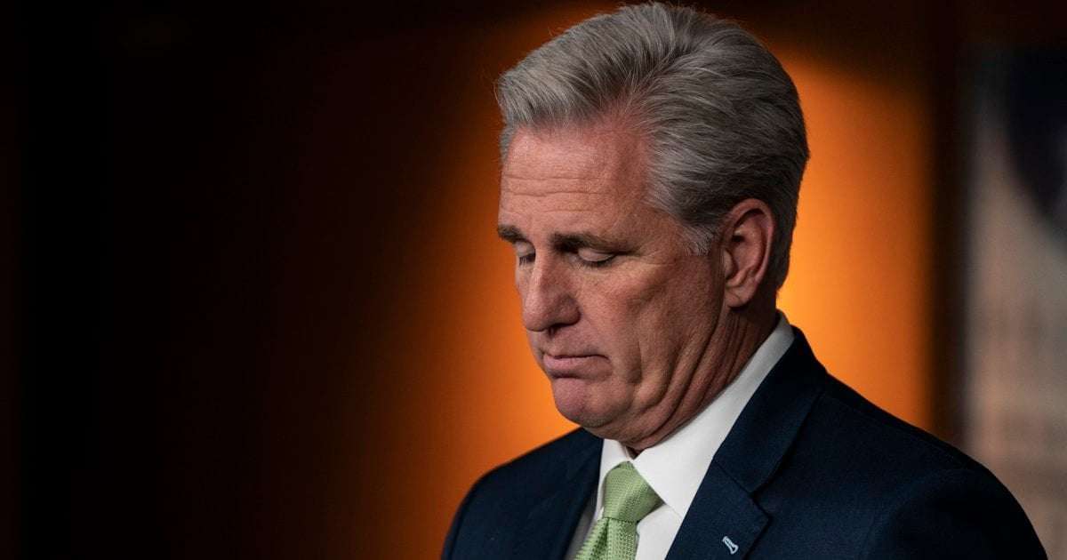 image for Kevin McCarthy Caught in Lie of His Own Making on Biden Impeachment