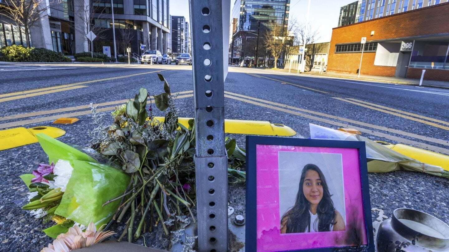 image for In recording, a Seattle police officer joked after woman’s death. He says remarks were misunderstood