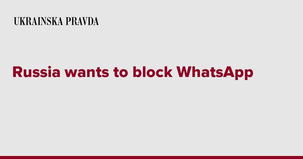 image for Russia wants to block WhatsApp