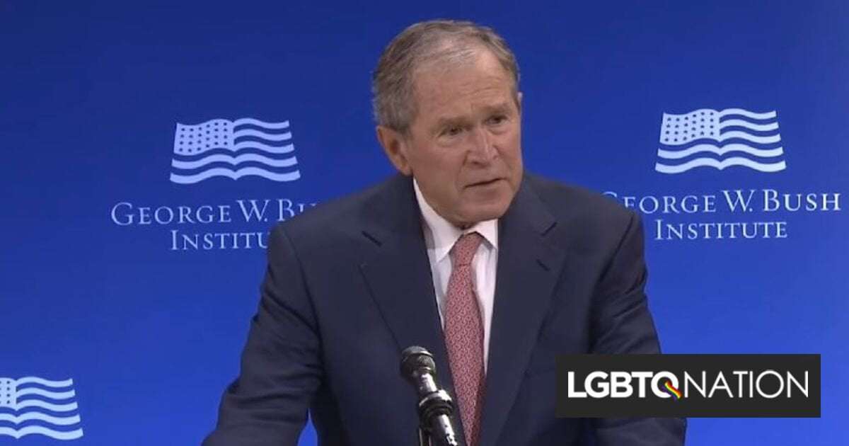 image for George W. Bush says real “pro-life” Republicans wouldn’t defund his HIV program