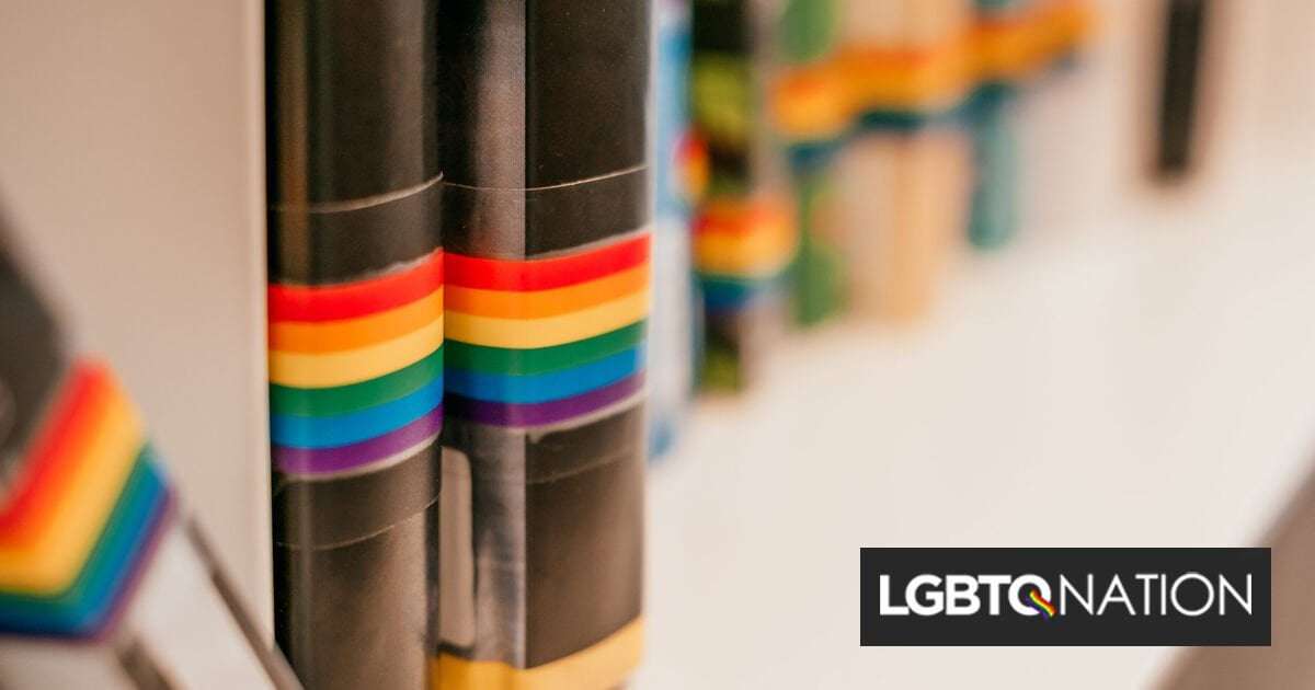 image for 2 librarians were fired after the board mistook an autism symbol for a Pride display. They’re suing.