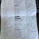 image for A pic of the list of every band I’ve seen from 1994 - 2023, whether I was a fan or not.