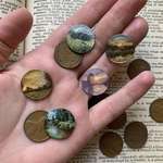 image for Just sharing a few landscapes I’ve painted on pennies.
