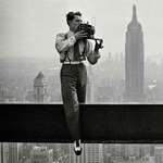 image for Remember "Lunch Atop A Skyscraper" - Here is the photographer Charles Ebbets taking that pic - 1932