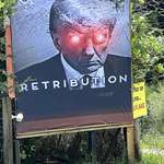 image for Picture of my neighbors front yard political billboard.