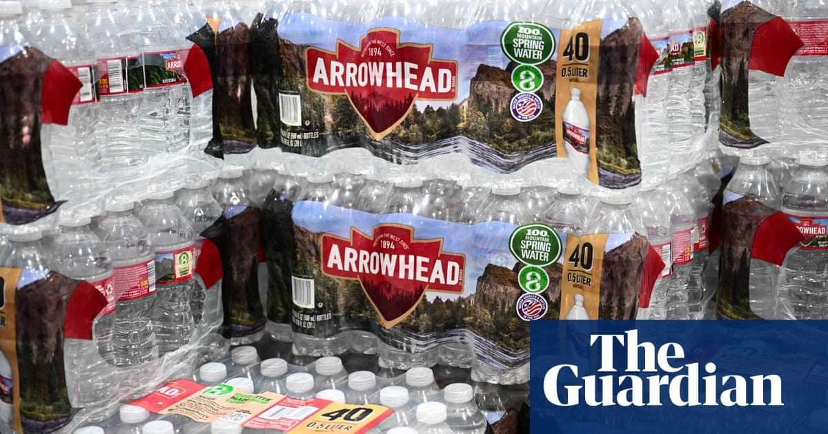 image for California orders bottled water firm to stop drawing from natural springs