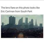 image for Does the lens flare look like Eric from South Park..