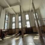 image for Here’s a picture of the Alcatraz library.