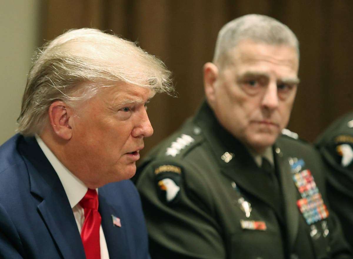 image for Trump suggests Mark Milley could be executed, possibly violating his pre-trial release conditions