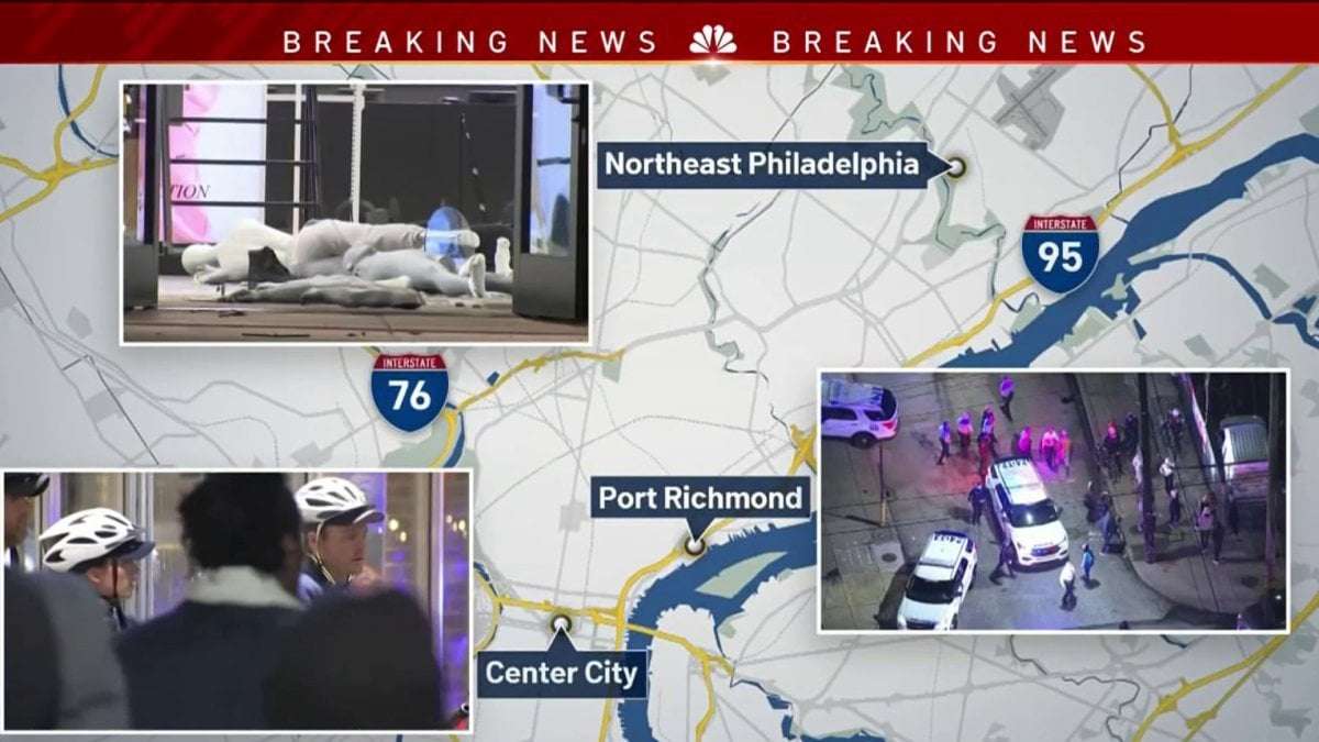 image for More than 50 arrested following night of looting throughout Philly, mayor says