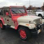 image for Jurassic Park Jeep Spotted at a Costco