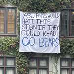 image for Cal students going hard for ASU before today's football game.