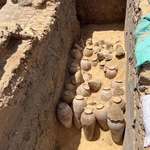 image for Breaking News! 5,000-year-old wine jugs found in the tomb of Queen Merneith of the First Dynasty