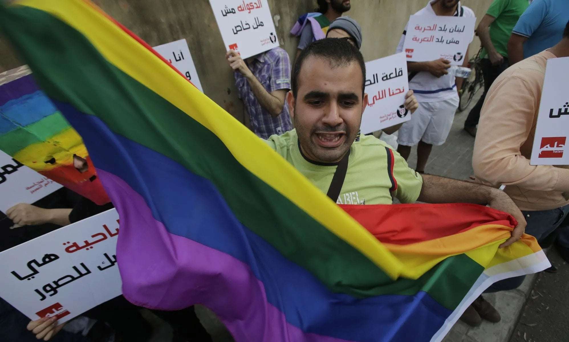 image for Christian extremists leave three injured after attack on LGBTQ+ march in Beirut