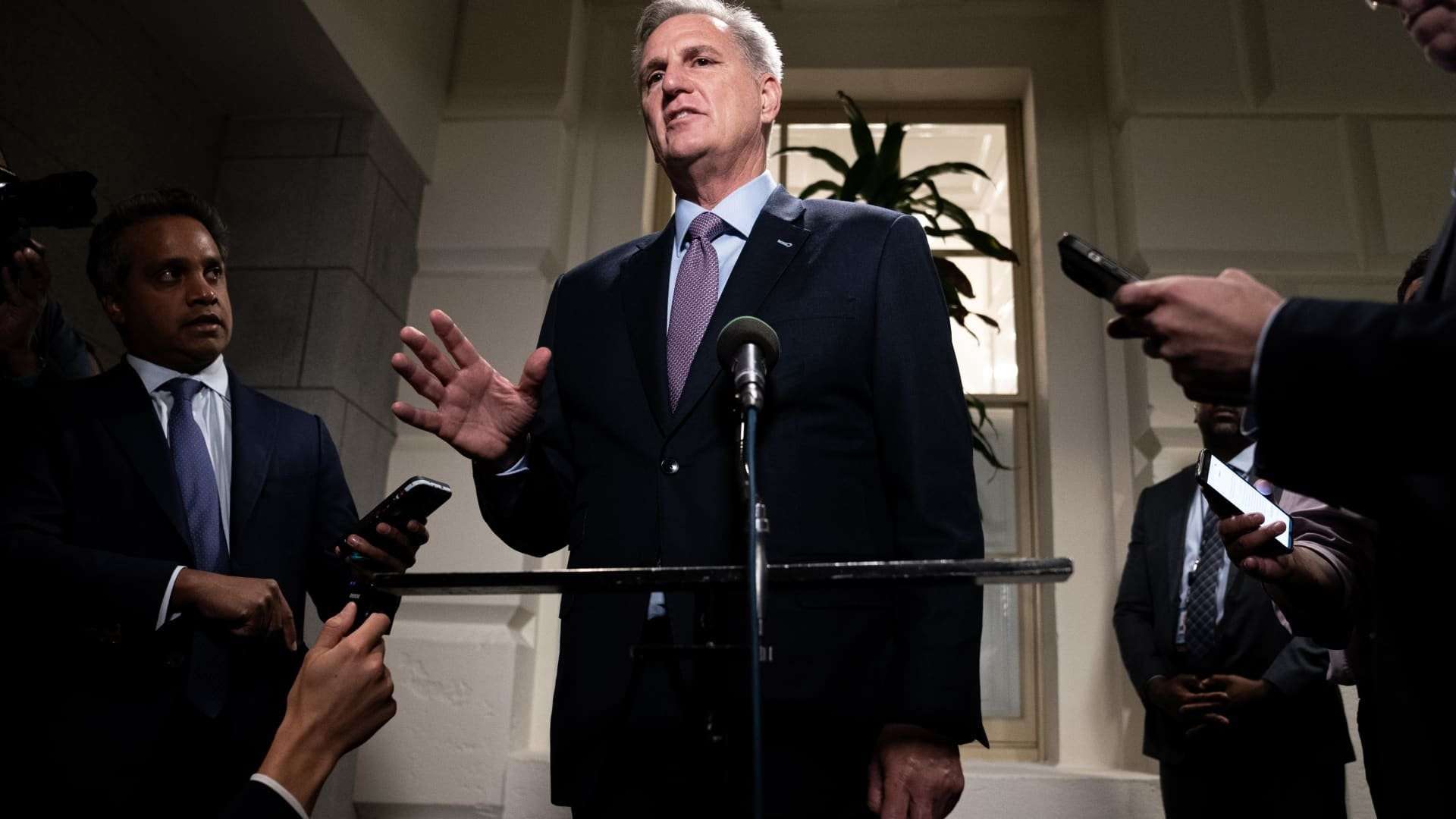 image for House ousts Kevin McCarthy as speaker, a first in U.S. history