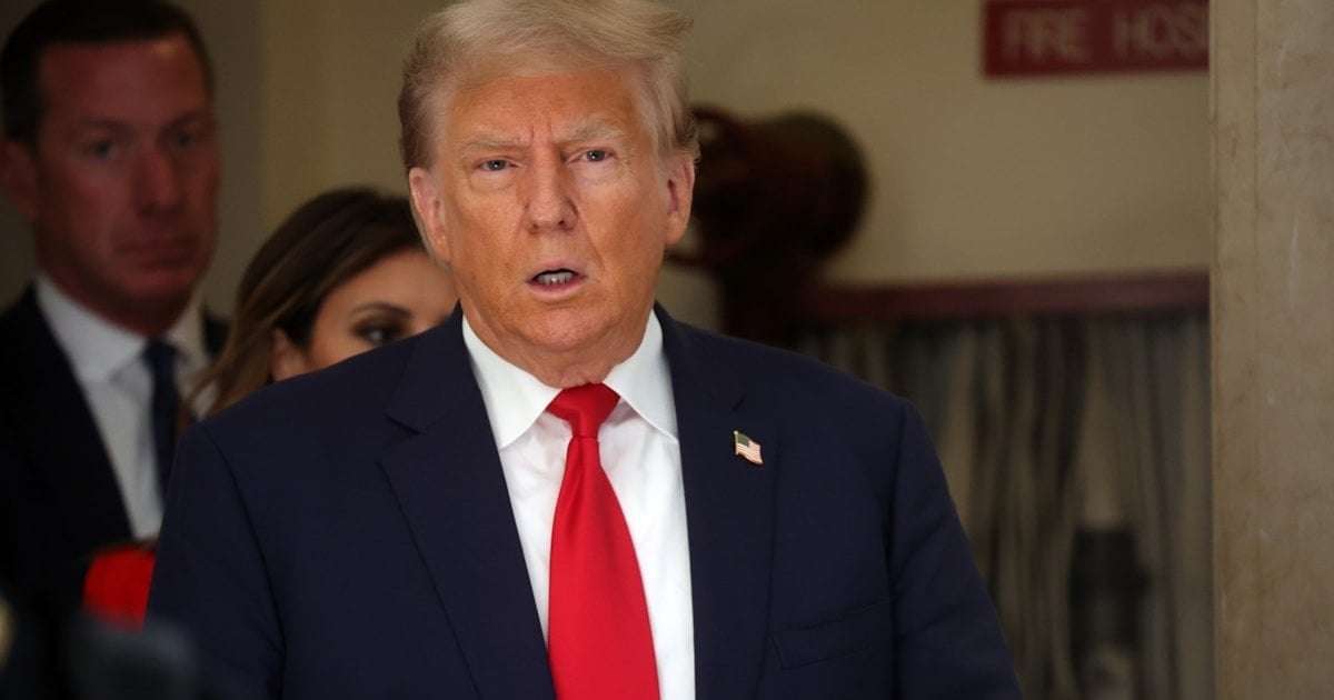 image for Blabbering Donald Trump Essentially Admits to Fraud in New York Trial