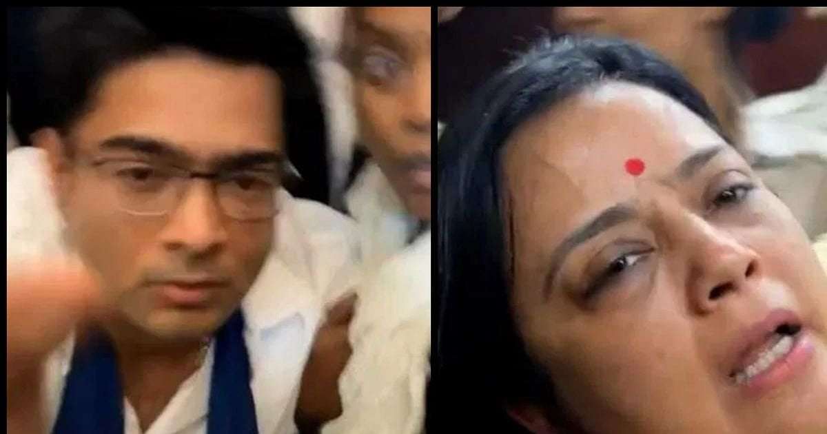 image for Video: Mahua Moitra Dragged, Forcibly Lifted By Delhi Cops From Krishi Bhawan As She Shouts ‘How Can You Do This To An MP?'