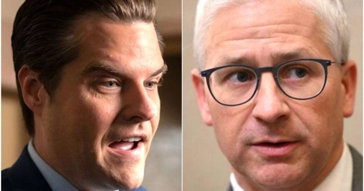 image for Matt Gaetz Is Already Complaining About The House's New Interim Speaker