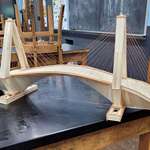 image for Bridge contest. Middle school winner, built in class.