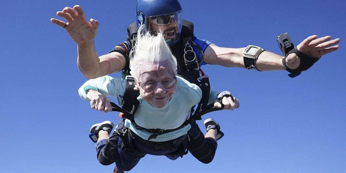 image for 104-year-old dies peacefully in her sleep 1 week after world record skydive