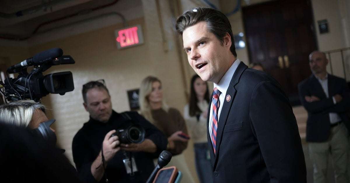 image for Republicans Are Planning to “Deal With” Matt Gaetz and His Allies
