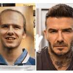 image for In 1998 a magazine predicted how David Beckham would look like in 2020. Their prediction v reality.