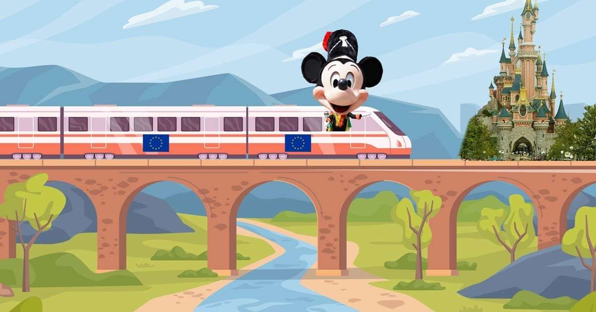 image for Mickey Mouse Parliament? EU train to Strasbourg takes wrong turn, ends up at Disneyland