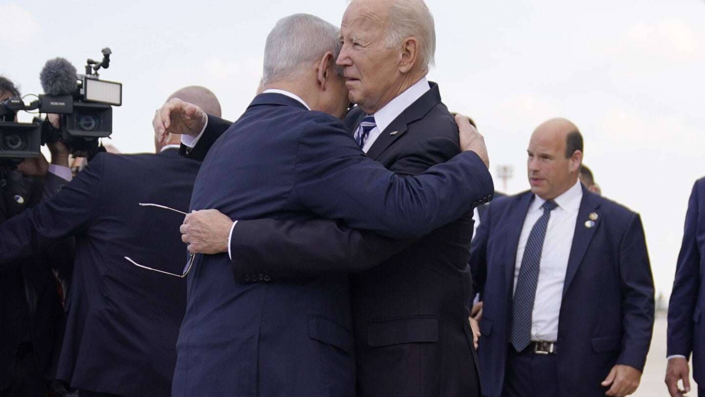 image for Biden wraps up his visit to wartime Israel with a warning against being ‘consumed’ by rage