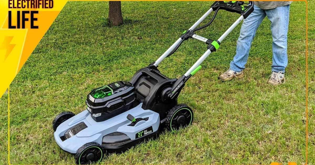 image for Here's why electric lawn mowers are cutting down the…