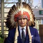 image for Wab Kinew. First Anishinaabe premier of Manitoba, Canada.