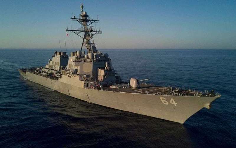 image for US Navy destroyer in Red Sea shoots down cruise missiles fired by Houthis in Yemen: Pentagon