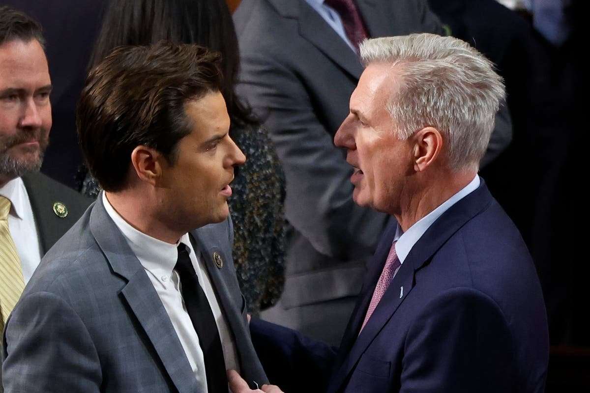 image for McCarthy screams at Gaetz as fellow GOP rep ‘almost lunged at him’